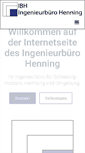 Mobile Screenshot of ib-henning.com